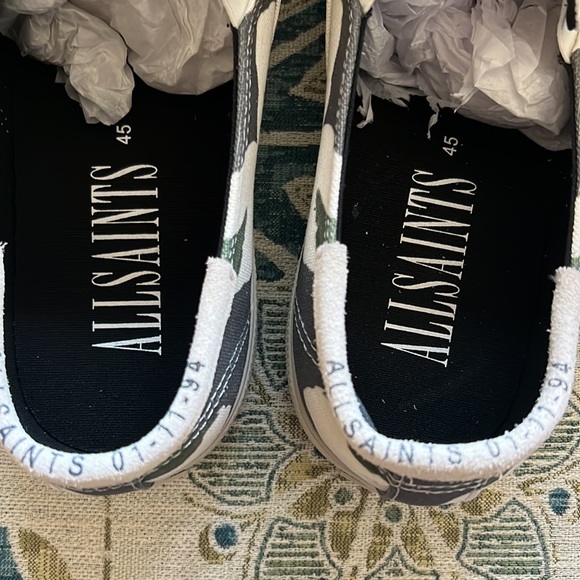 AllSaints slip on sneaker size 12M. Brand New - Picture 4 of 9